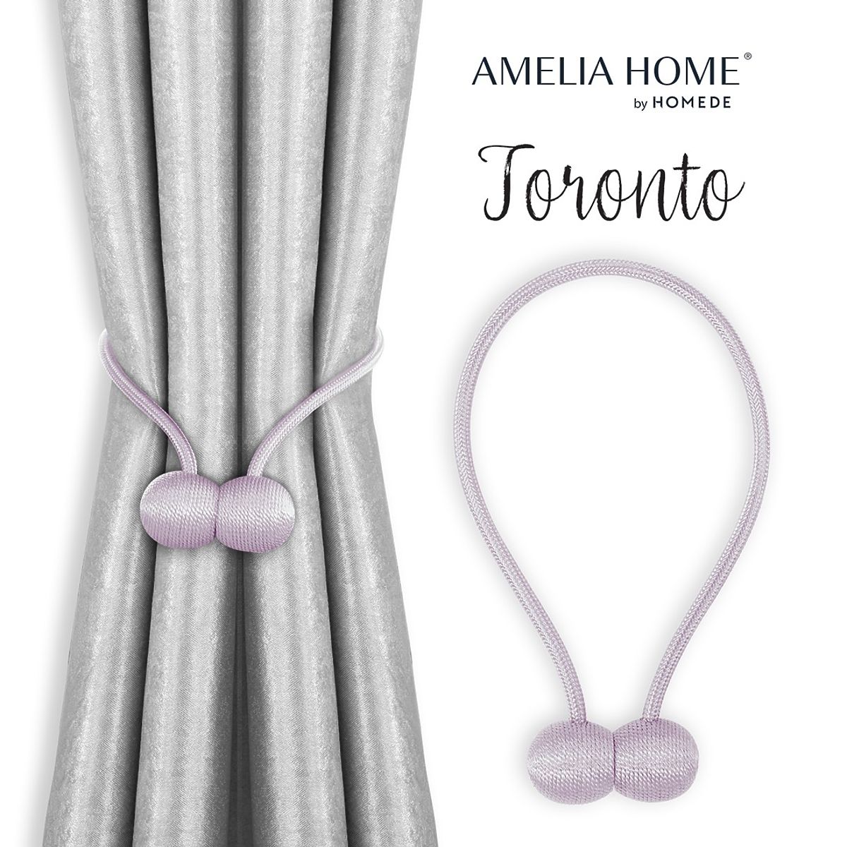 Curtains - Accessories TORONTO color lilac ameliahome