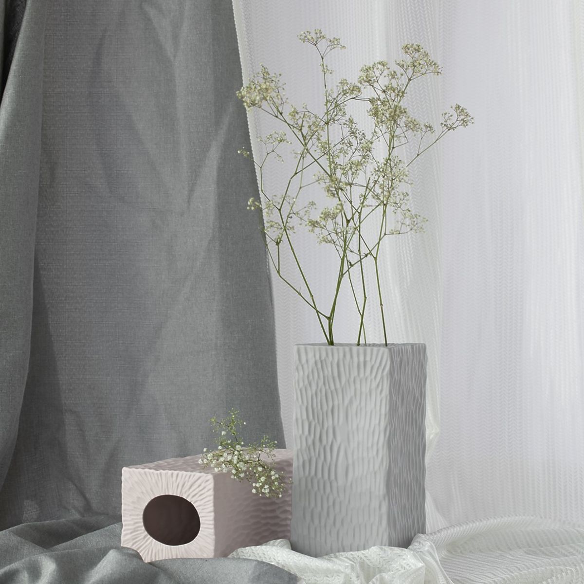 DEVON Vase in Cappuccino Color Minimalist Style for Interior by AmeliaHome