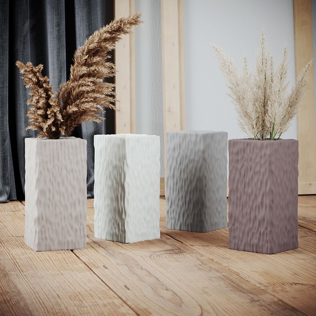 DEVON Vase in Cappuccino Color Minimalist Style for Interior by AmeliaHome