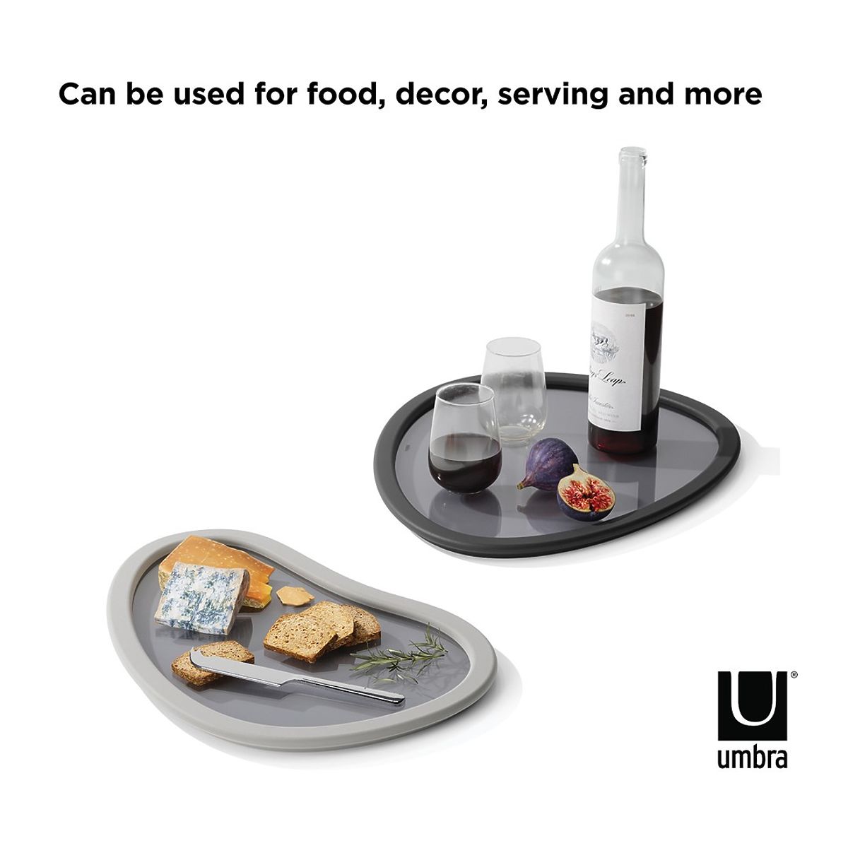 Kitchen Accessories with Irregular Shape HUB in Graphite Color Minimalist Style Umbra