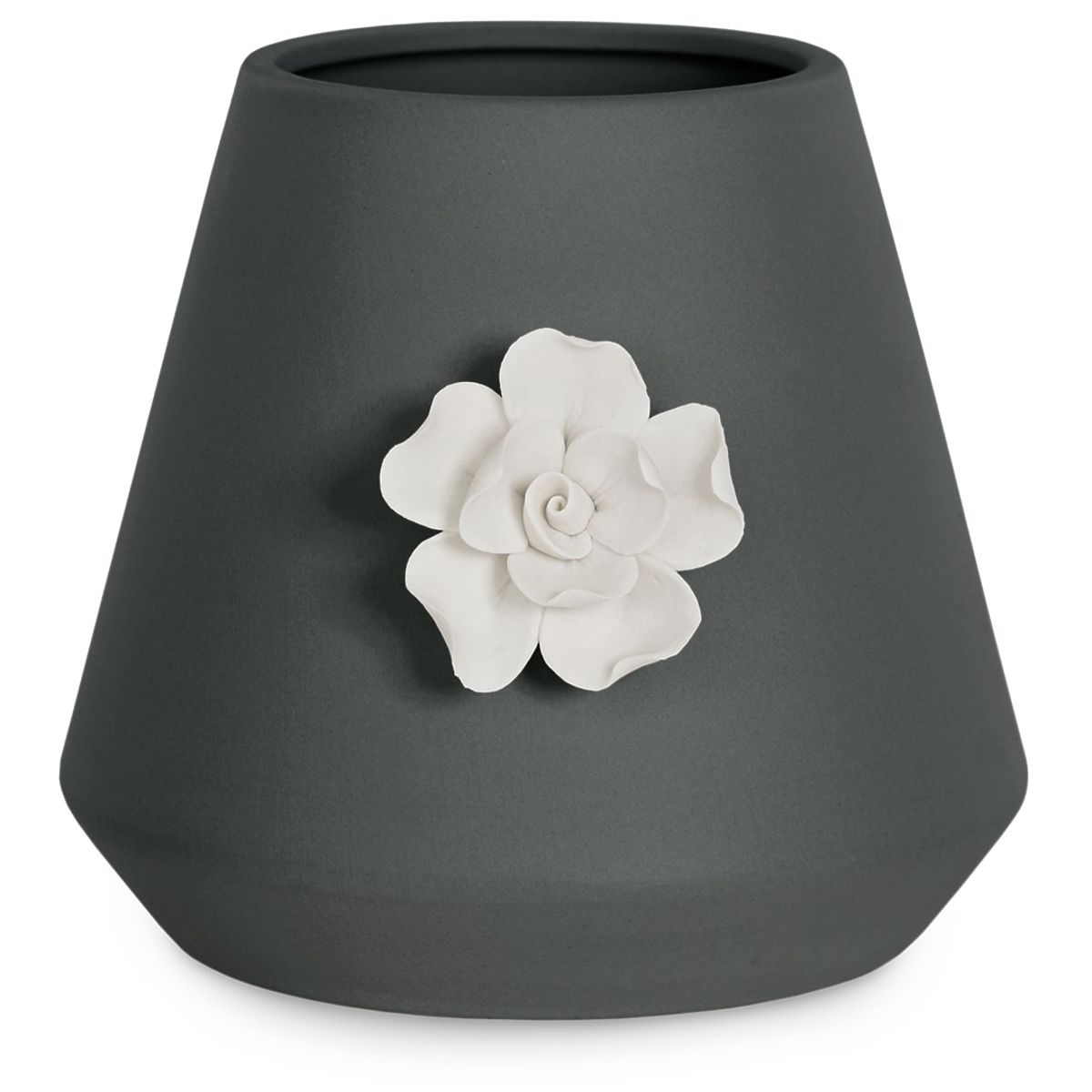 LUSITANO Flowerpot Black Color Classic Style for Interior AmeliaHome