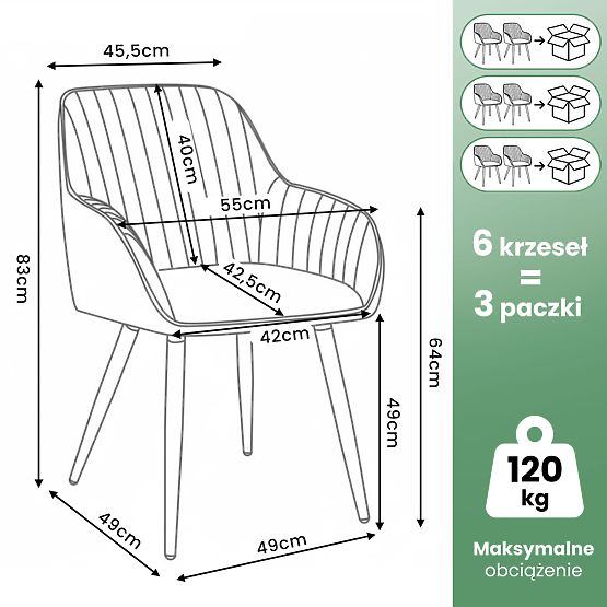 6x Velvet Swivel Chair with Stitching Gray TURNO Black Legs