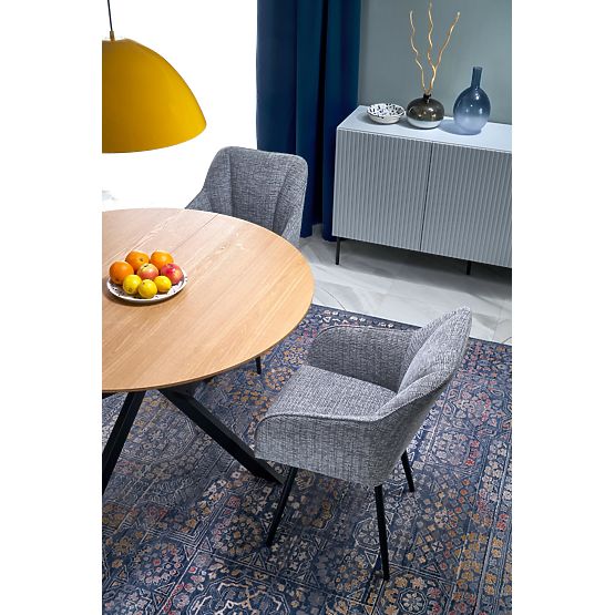 ACORD Extendable Table, Natural/Black (2p=1pc)