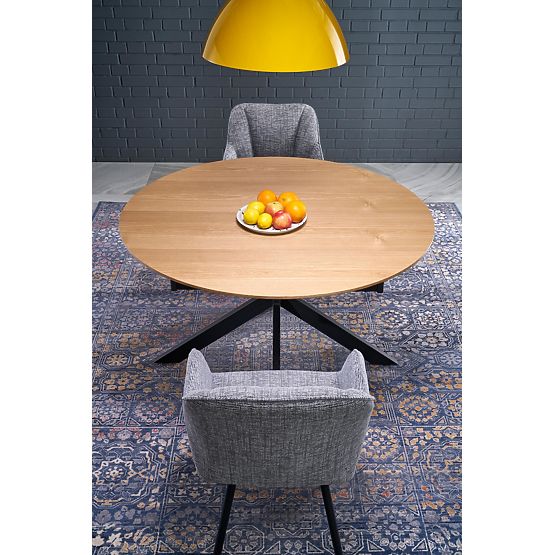 ACORD Extendable Table, Natural/Black (2p=1pc)