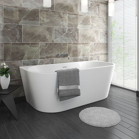 Acrylic Wall Bathtub OLIMPIA 150 cm