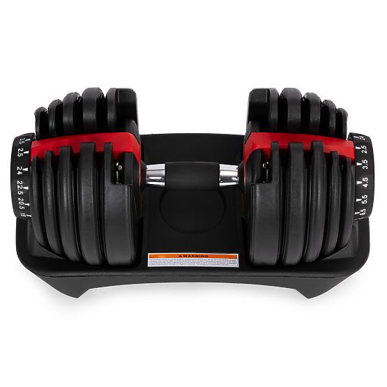 Adjustable Cast Iron Dumbbell with Stand Load 2.5-24 kg ModernHome