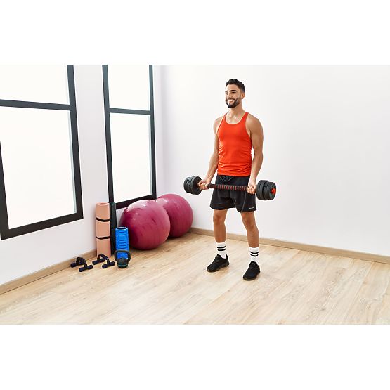 Adjustable Dumbbells 2 x 15kg Dumbbell Set 30kg Bar