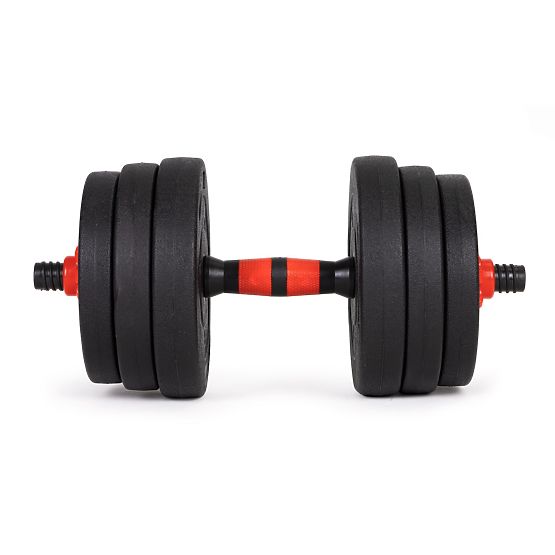 Adjustable Dumbbells 2 x 15kg Dumbbell Set 30kg Bar
