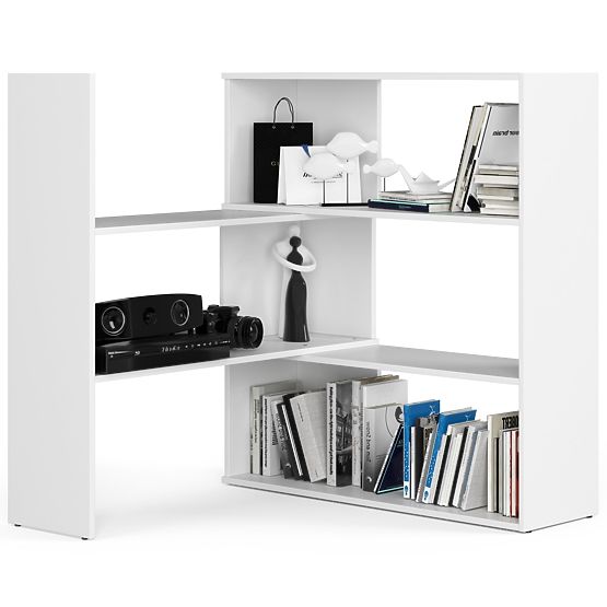 Adjustable Mini TWIST Shelf - White