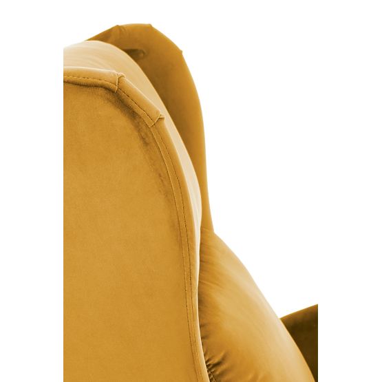 AGUSTIN 2 Mustard Relaxation Armchair