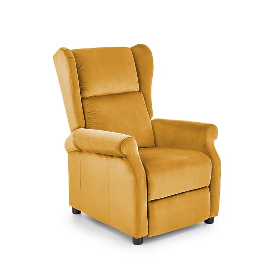 AGUSTIN 2 Mustard Relaxation Armchair