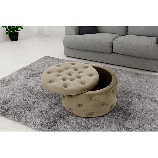 ALIA BEIGE POUF
