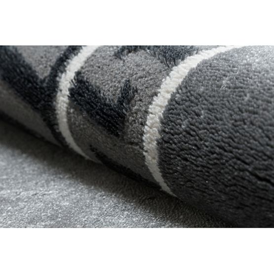 ALLURE 1960 Carpet Greek Key, Frame - Structural, Stylish, Glamour Gray