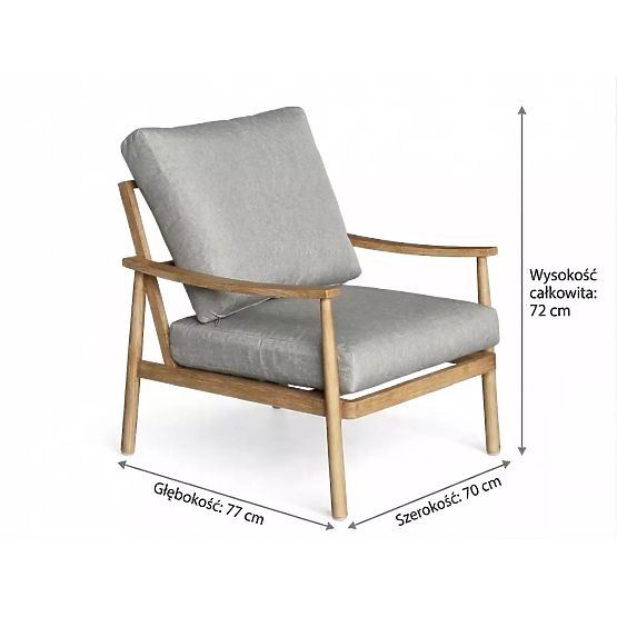 Aluminum Balcony Furniture (2 Chairs + Table) SERANO
