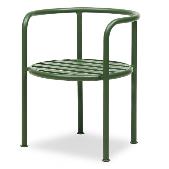 Amarello Garden Chair Aluminum, Light Beige/Green, Rounded