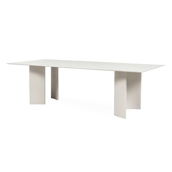 Amarello Garden Table 220 cm, Aluminum, Rectangular, Light Beige