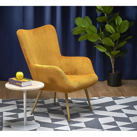 AMARO relaxation chair - mustard