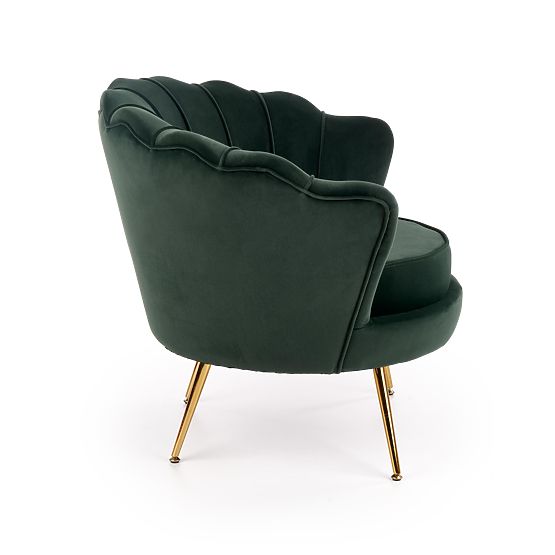 AMORINITO Relaxation Chair Dark Green / Gold
