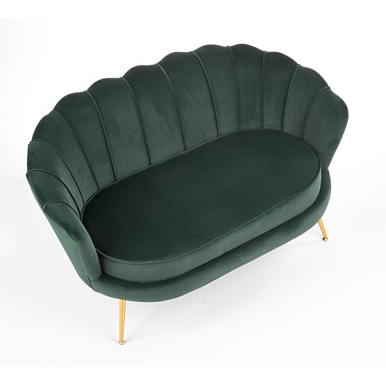 AMORINITO XL Relaxation Chair Dark Green / Gold
