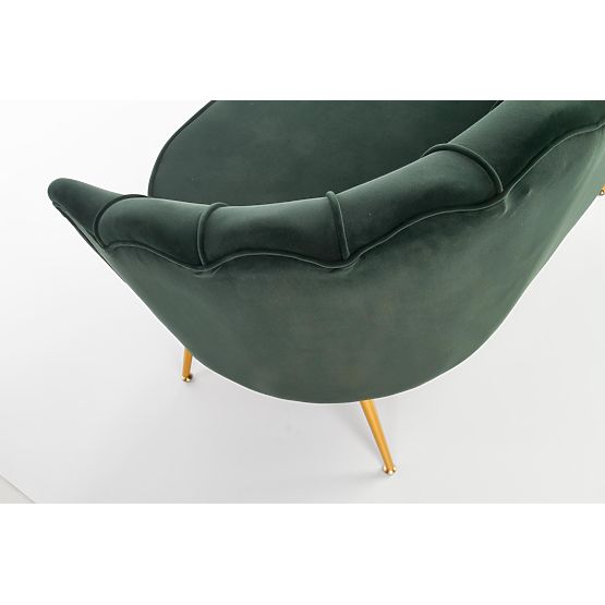 AMORINITO XL Relaxation Chair Dark Green / Gold