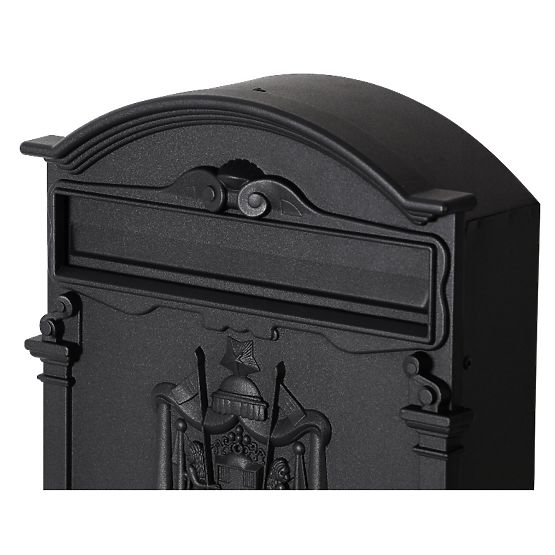 Amund Black Mailbox for Letters