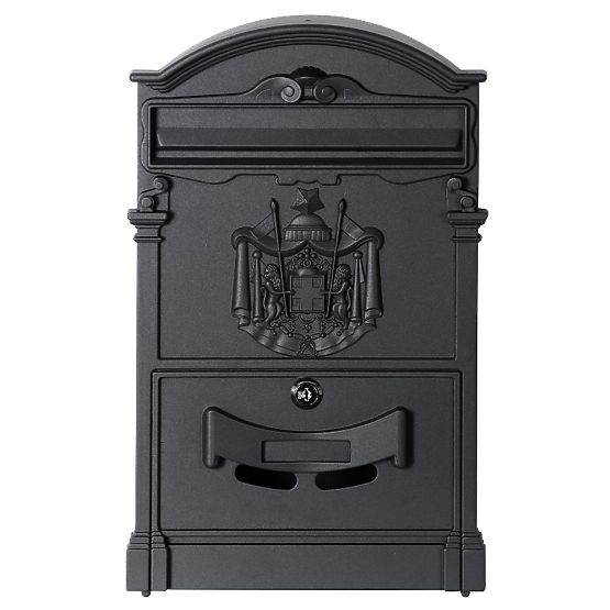 Amund Black Mailbox for Letters