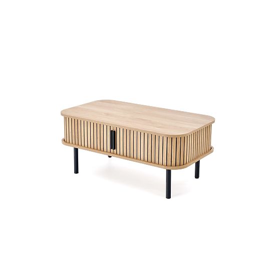 ANGELINA Coffee Table, Natural/Black (1p=1pc)