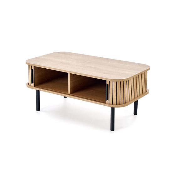 ANGELINA Coffee Table, Natural/Black (1p=1pc)