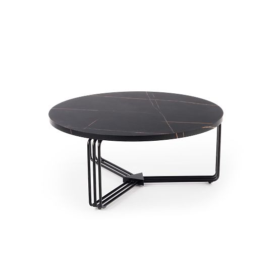 ANTICA Conference Table Top - Black Marble, Frame - Black (2p=1pc)