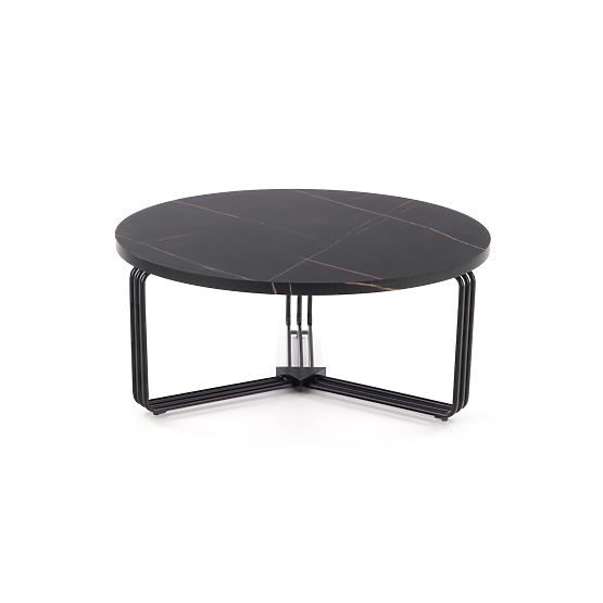 ANTICA Conference Table Top - Black Marble, Frame - Black (2p=1pc)