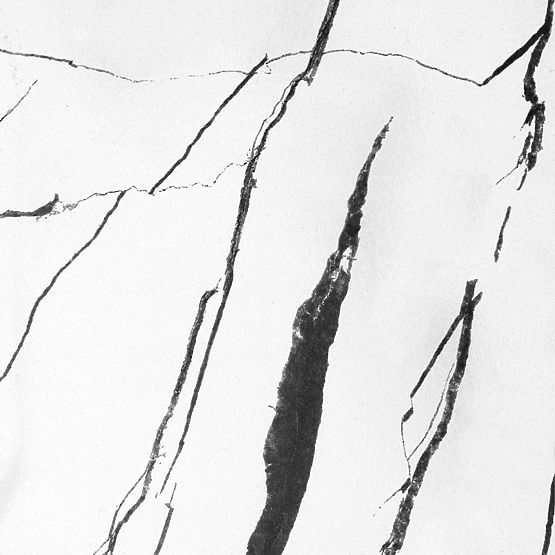 ANTIRES White Marble Metal Plant Stand