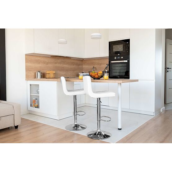 Arako White Bar Stool