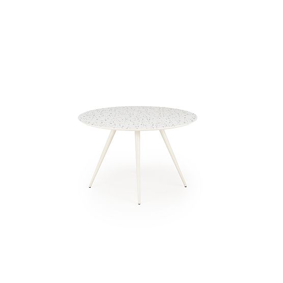 ARAMIS Table, Top - Terrazzo, Legs - White (2p=1pc)