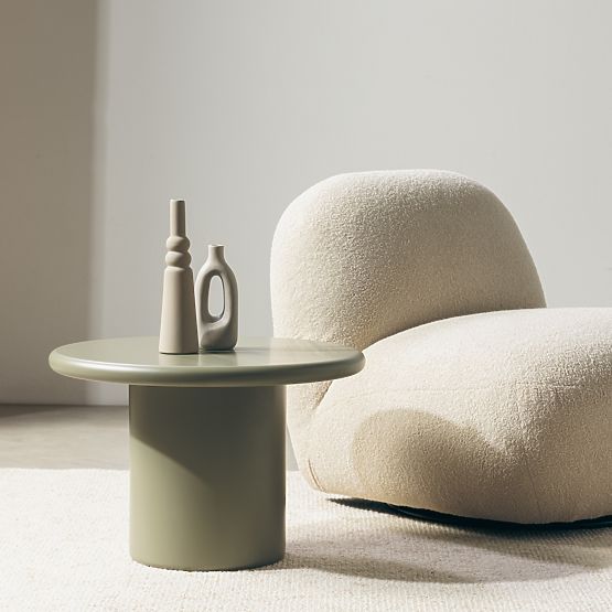 Arce Coffee Table 60 cm, Olive, Matte