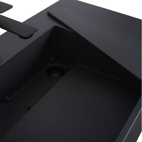 Archi 90 CM Matte Gray Composite Sink