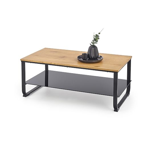 ARTIGA Coffee Table Golden Oak / Black (1p=1pc)
