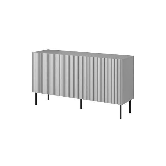 ASENSIO KM-1 Sideboard Light Grey, Legs: Black (2p=1pc)