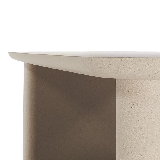 Astiara Garden Table 240 cm, Cement, Light Beige, Matte
