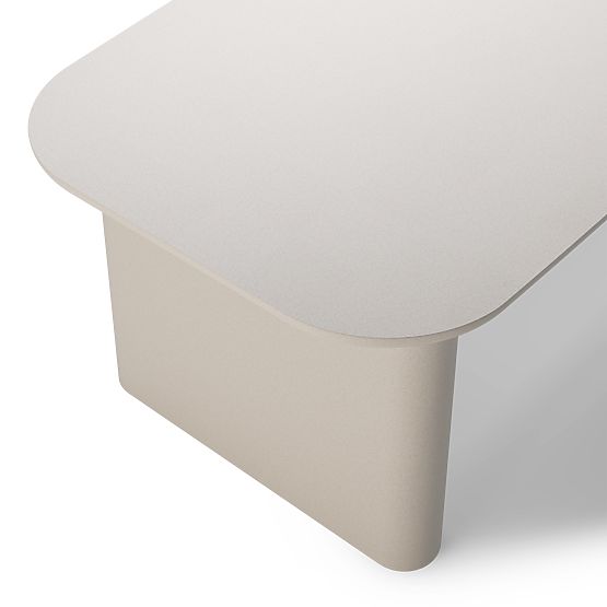 Astiara Garden Table 240 cm, Cement, Light Beige, Matte