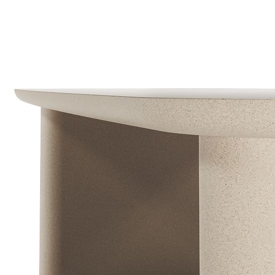Astiara Garden Table 240 cm, Cement, Light Beige, Matte