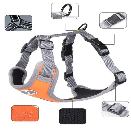 ASTRO Dog Training Harness Orange Size S