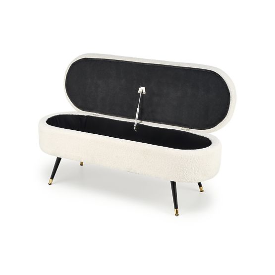 AVEIRO Bench with Storage, Cream