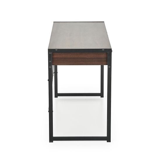B46 Walnut/Black Desk (1p=1pc)