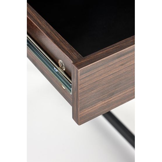 B46 Walnut/Black Desk (1p=1pc)