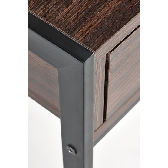 B46 Walnut/Black Desk (1p=1pc)