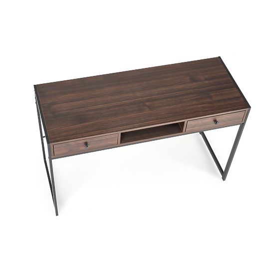 B46 Walnut/Black Desk (1p=1pc)