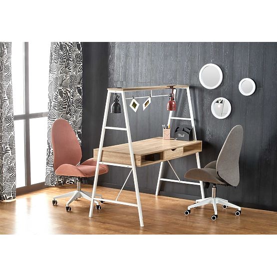 B48 Writing Desk Sonoma Oak / White