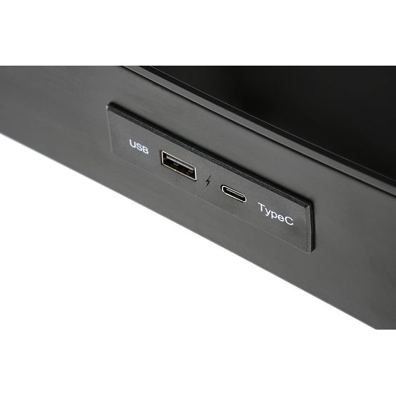 B52 Table with Height Adjustment Function, Black (2p=1pc)