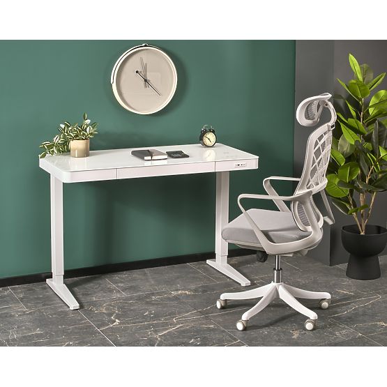 B52 Table with Height Adjustment Function, White (2p=1pc)
