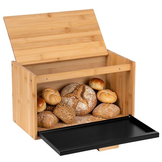 Bamboo Bread Box CHARLES